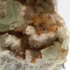 Rohfluorit aus Marokko: Großer grüner Kristall auf Wirtsgestein - 6