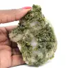 Marokkanisches grünes Epidot auf einer natürlichen Matrix - 0