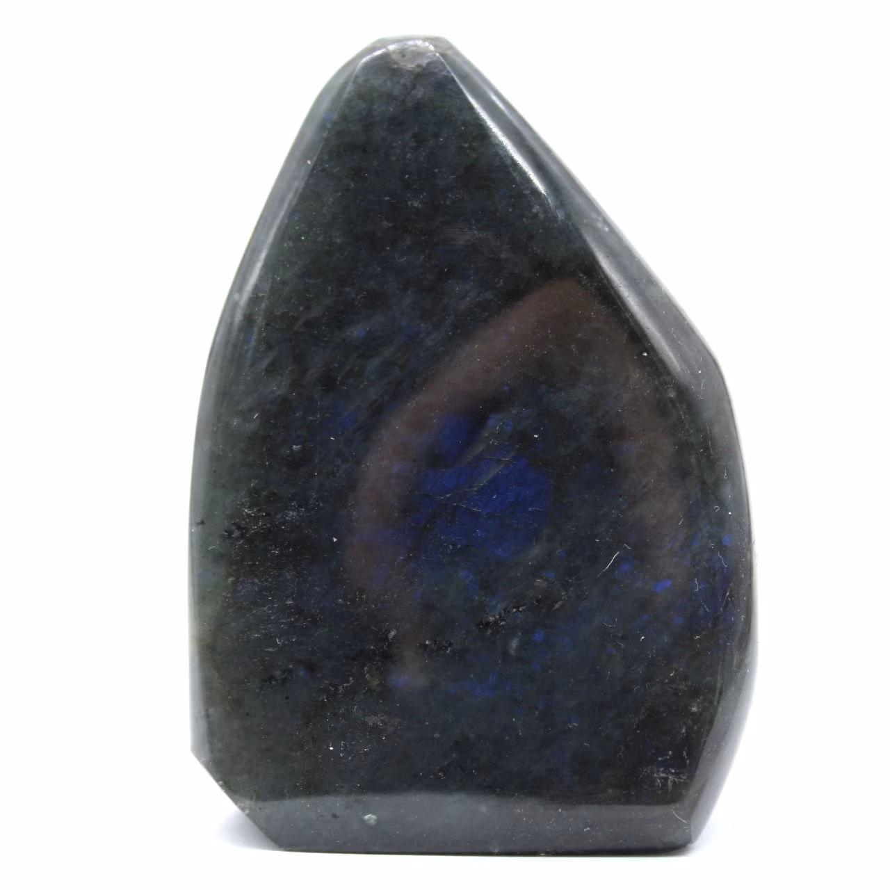 Kleines, poliertes Labradorit-Ornament, Mineralgestein