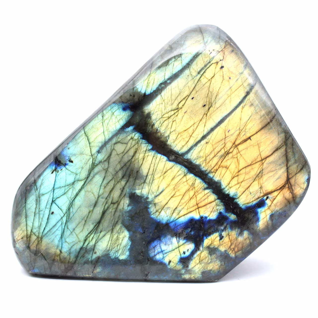 Polierter Labradorit-Mineralienschmuck aus Madagaskar
