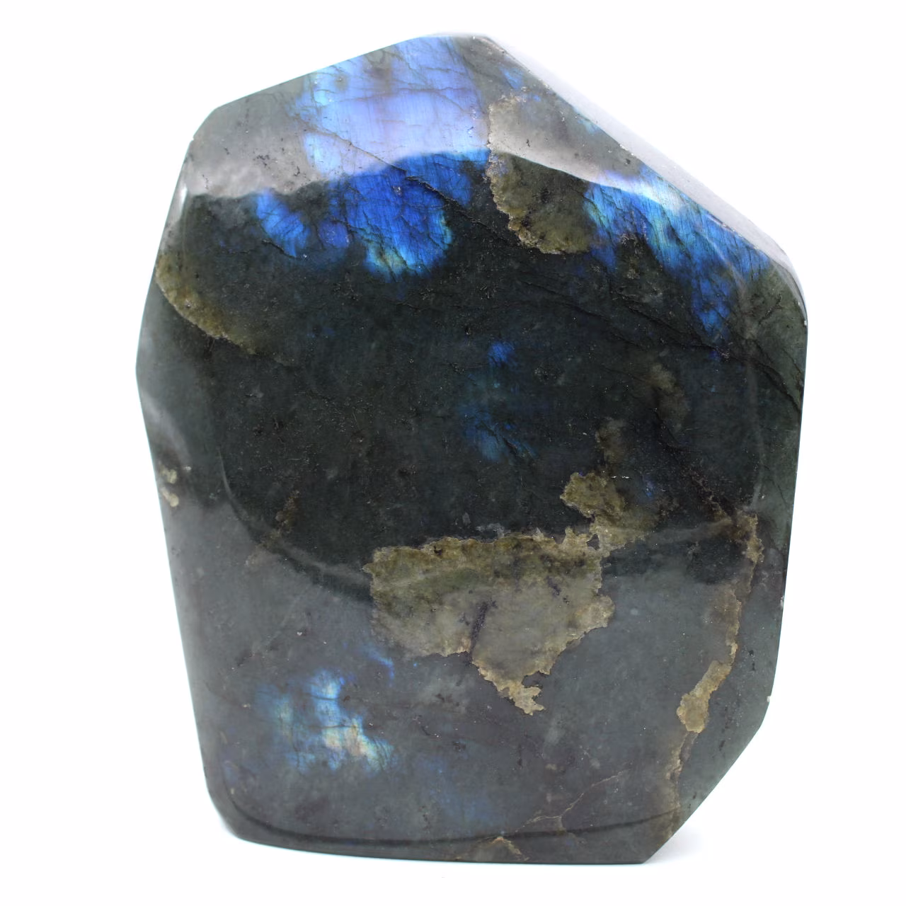 Polierter Labradorit-Naturstein, Mineraliendekoration