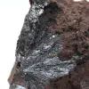 Pyrolusit, Miniaturkristalle auf Matrix - 2