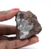 Pyrolusit, Miniaturkristalle auf Matrix - 1