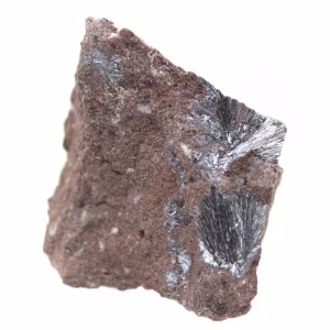 Mikroprobe Pyrolusit, natürliches Gestein