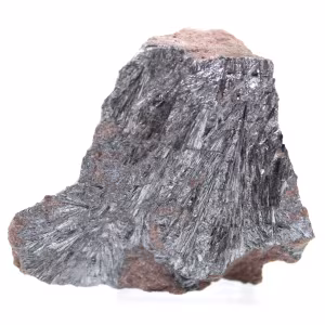 Kleines Pyrolusit-Ornament, Kristallisation