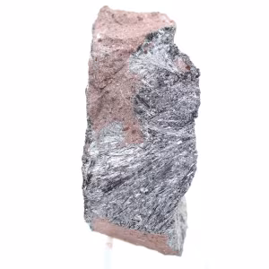 Pyrolusit-Exemplar auf Wirtsgestein, Sammlung