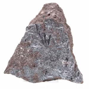 Pyrolusit Marokko, Kristallisation von Gesteinsfragmenten