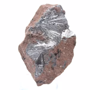 Pyrolusitkristalle, Mineralgestein Marokko