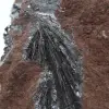 Authentische Pyrolusitkristalle auf Matrix - 3
