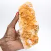 Natürliche Kristallisation von marokkanischem orangefarbenem Baryt - 4