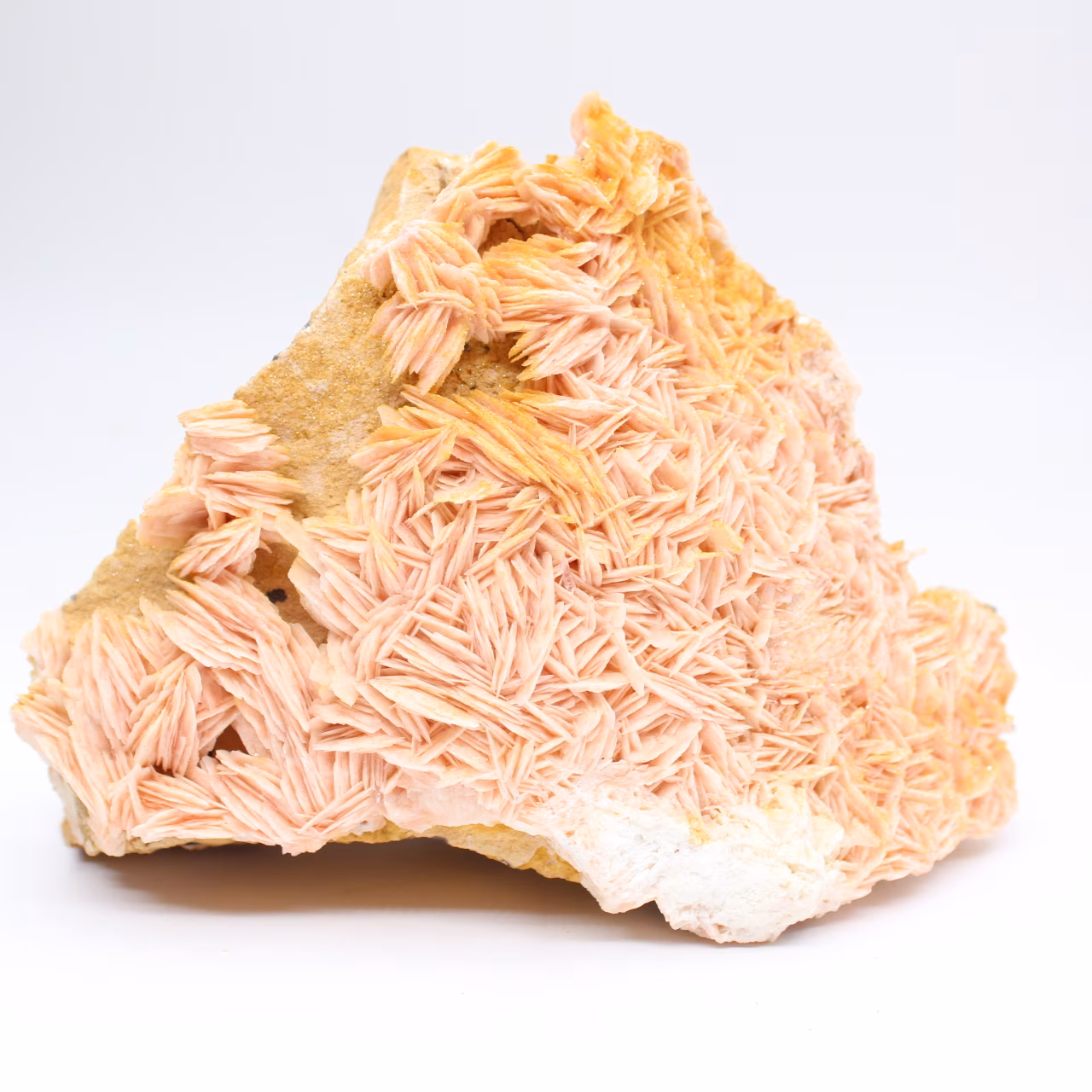 Orangefarbene Barytkristalle aus Marokko für Sammler