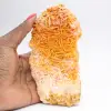 Natürliche orange Barytkristalle aus Marokko - 4