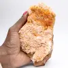 Marokkanischer orangefarbener Baryt mit strukturierten Kristallen - 4