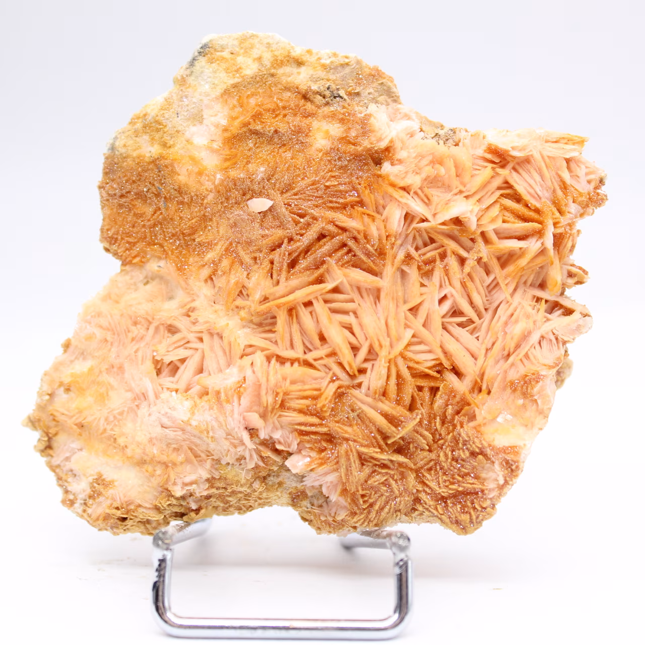 Marokkanische orangefarbene Barytkristalle zum Sammeln