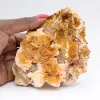 Exemplar von orangefarbenem Baryt aus Marokko in Kristallform - 4