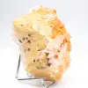 Marokkanischer orangefarbener Baryt mit natürlichen Kristallen - 2