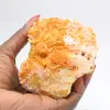 Marokkanischer orangefarbener Baryt mit natürlichen Kristallen - 4