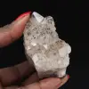 Rohquarz aus Marokko, Kristalle mit Goethit-Einschlüssen - 2