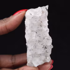 Marokkanische Goethit-Quarzkristalle, kleine 120g Druse
