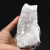 Quarz- und Goethit-Exemplar aus Marokko, Filamentgeode - 0