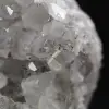 Quarzgeode mit Goethit-Einschlüssen, marokkanisches Mineralgestein - 3