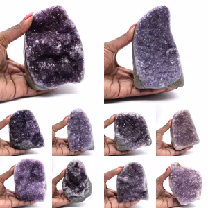 Brillante Amethyst-Druse – Natursteinkollektion