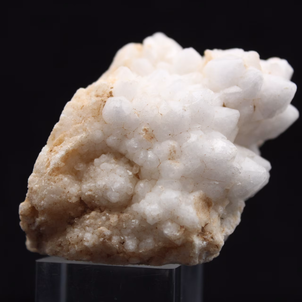 Natürlicher marokkanischer Blütenquarz in floraler Formation