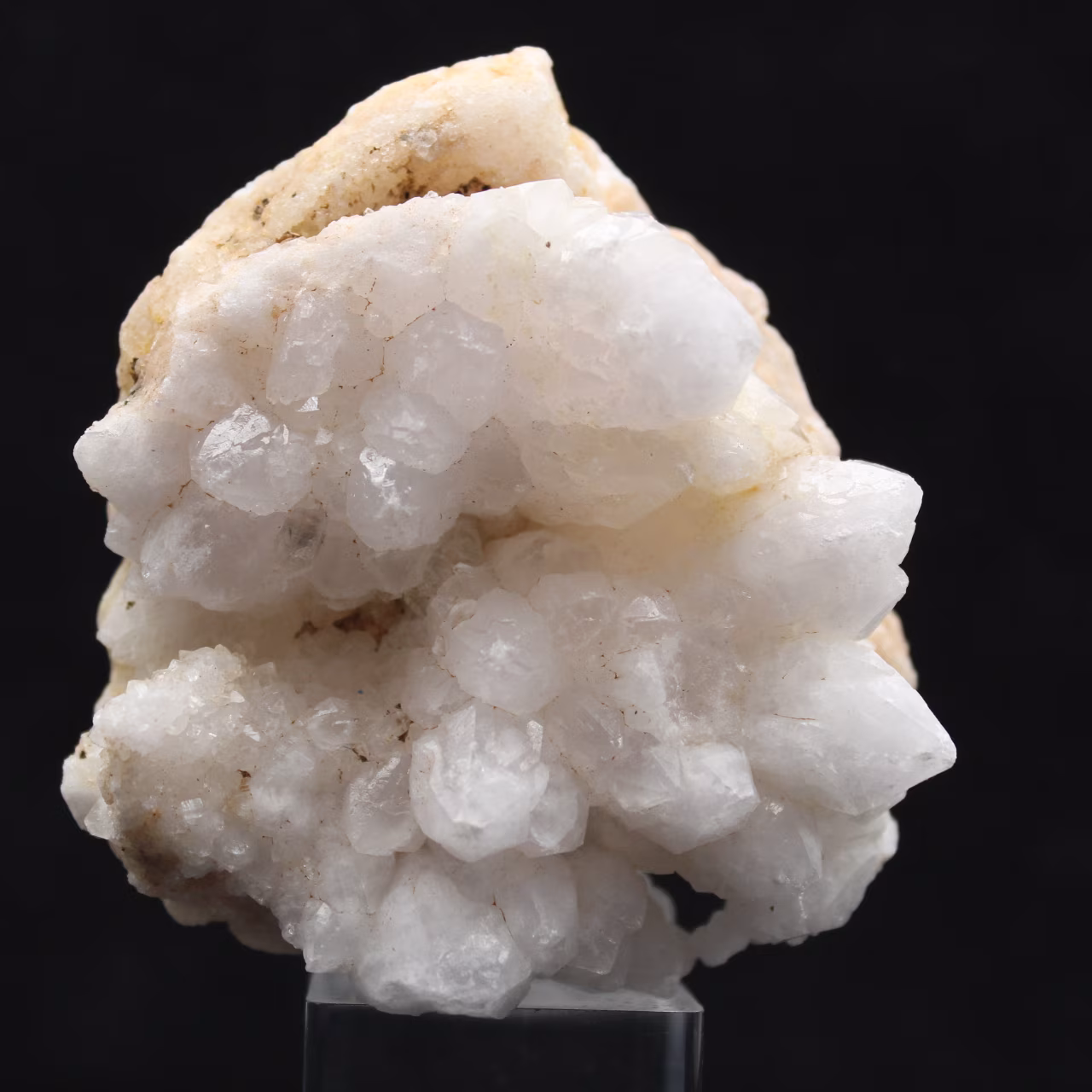 Kristallisation von Blumenquarz aus Marokko