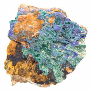 Mineralien Malachit und Azurit aus Marokko