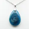 Anhänger aus Madagaskar-Apatit – Natürlicher blauer Edelstein - 2