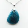 Anhänger aus blauem Madagaskar-Apatit – Kristallfunkeln - 2