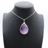 Amethyst-Anhänger – Natürliches violettes Leuchten - 1