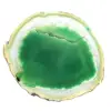 Grüne Achatscheibe – Mineraliensammlung Brasilien 210 g - 0