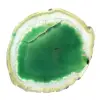 Grüne Achatscheibe – Mineraliensammlung Brasilien 210 g - 1