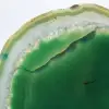 Grüne Achatscheibe – Mineraliensammlung Brasilien 210 g - 2
