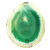 Brasilianische Achat-Scheibe, grün – Sammlerstück, 200 g - 0