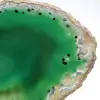 Polierte grüne Achatscheibe – brasilianisches Exemplar, 205 g - 2