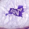 Scheibe aus violettem Achatmineral – Herkunft: Brasilien - 2