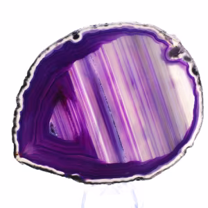 Brasilianisches Achat-Exemplar, violette Scheibe