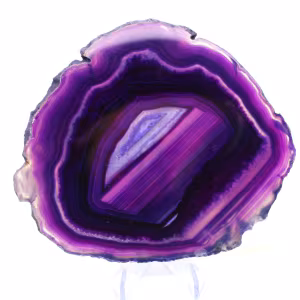 Achat-Scheibe zum Sammeln, künstliche violette Farbe