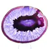 Kleine dekorative Scheibe aus brasilianischem violettem Achat - 0