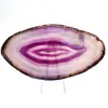 Violette Achat-Mineralienplatte, brasilianischer Herkunft - 1
