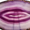 Violette Achat-Mineralienplatte, brasilianischer Herkunft - 2