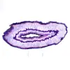 Helle Achatscheibe, violetter Schimmer, zur Dekoration - 0