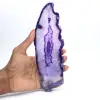 Geschnittenes Exemplar eines länglichen brasilianischen violetten Achats - 3