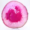 Natürlich rosa getönter, geschnittener Achat - 0