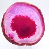 Scheibe gefärbten rosa Achats für die Sammlung - 1