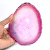 Polierter, rosafarbener brasilianischer Achat - 3