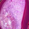 Dekorative Scheibe aus gefärbtem rosa Achat - 2