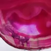 Rosa getönte Scheibe aus brasilianischem Achat - 2